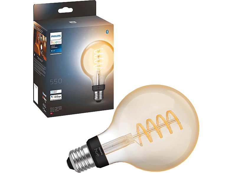 Philips Hue Filament Globelamp G93 E27 Wa Klein