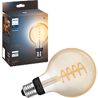 MediaMarkt Philips Hue Filament Globelamp G93 E27 Wa Klein aanbieding