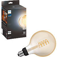 MediaMarkt Philips Hue Filament Globelamp G125 E27 Wa Groot aanbieding