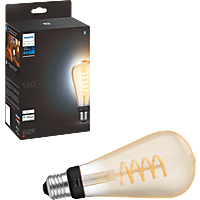 MediaMarkt PHILIPS HUE Filament edisonlamp ST64 E27 WA klein aanbieding