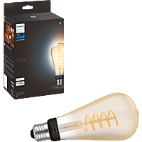 MediaMarkt Philips Hue Filament Edisonlamp St64 E27 Wa Klein aanbieding