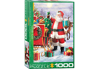 EUROGRAPHICS Père Noël avec son traîneau - puzzle (Multicolore)