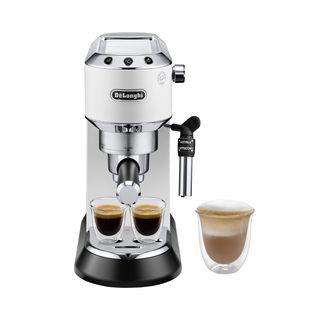 DELONGHI Dedica Style EC685.W Espressomaschine Weiß Matt