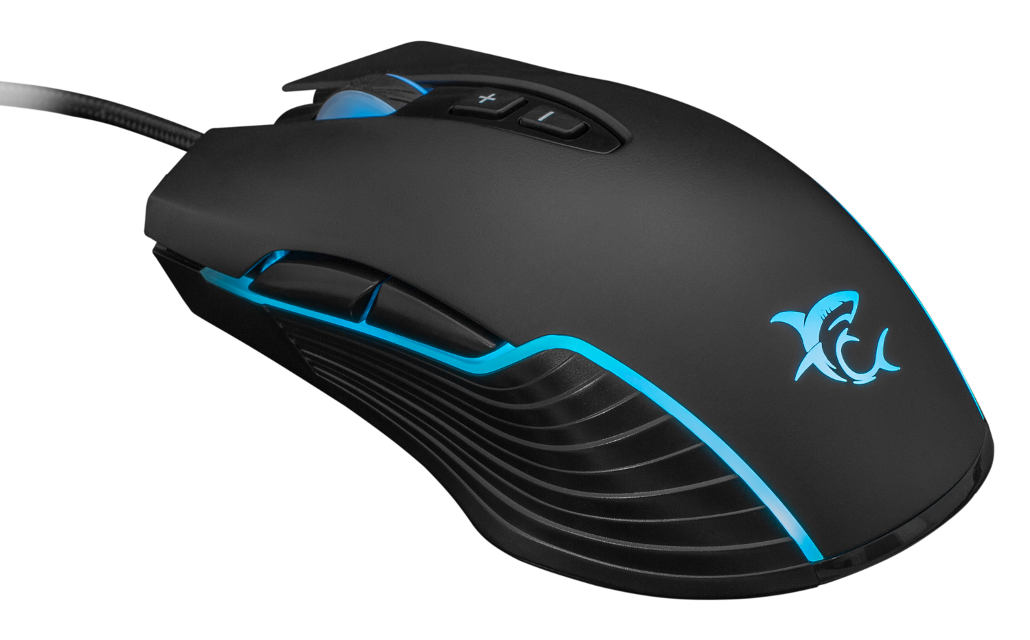 WHITESHARK Azarah 7 gombos vezetékes gamer egér, 6400 DPI (GM-5003)