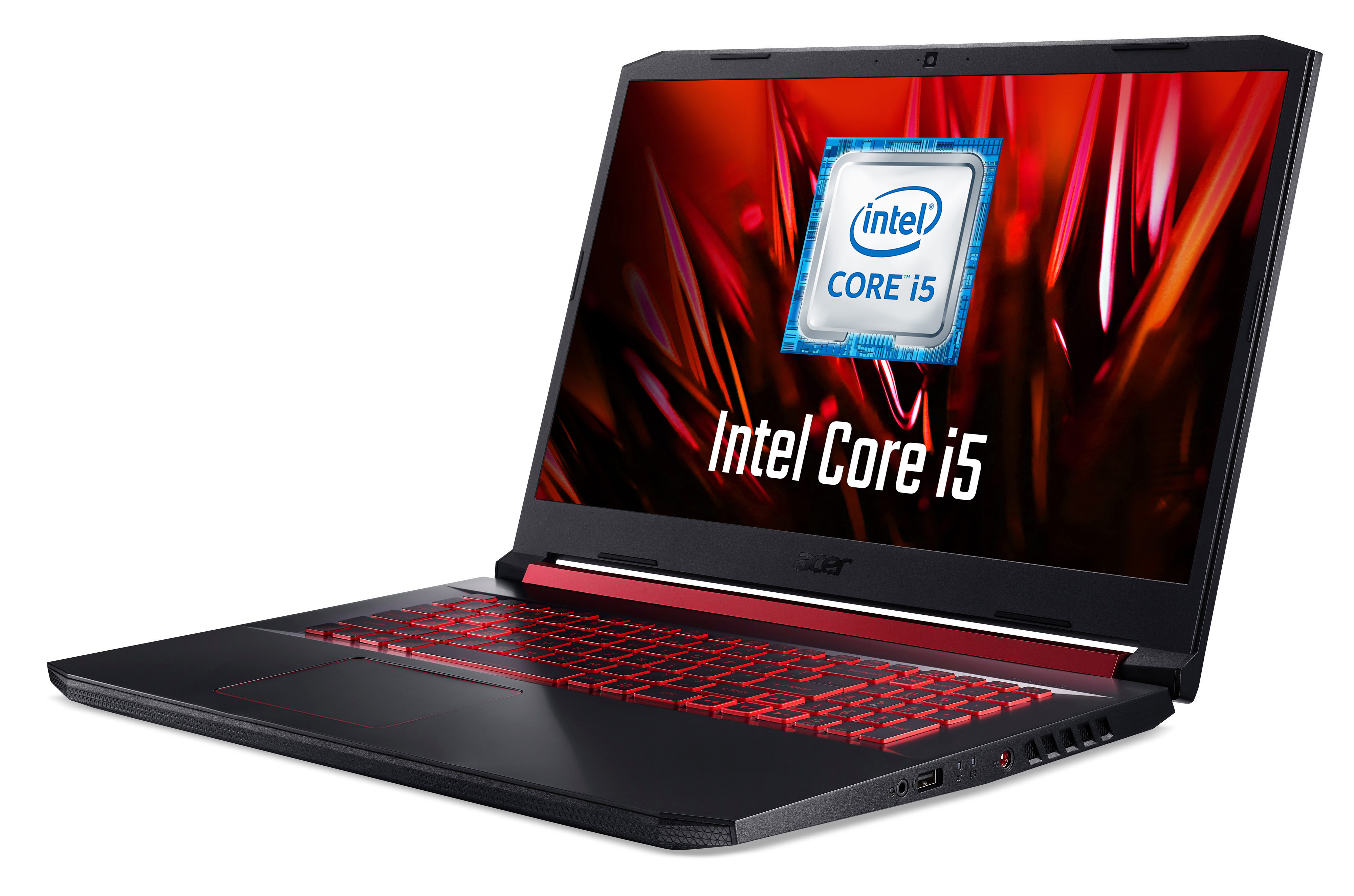 ACER Nitro 5 (AN517-51-59JN) Rote Tastaturbeleuchtung - 17,3 Zoll - Intel® Core™ i5 i5-9300H - 8 GB - 512 GB - NVIDIA GeForce® GTX 1660 Ti - Windows 10 Home (64 Bit)