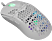 WHITE SHARK Galahad 6 gombos vezetékes gamer egér 6400 DPI, fehér (GM-5007W)