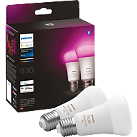 MediaMarkt Philips Hue Standaardlamp E27 800lm Waca 2-pack aanbieding