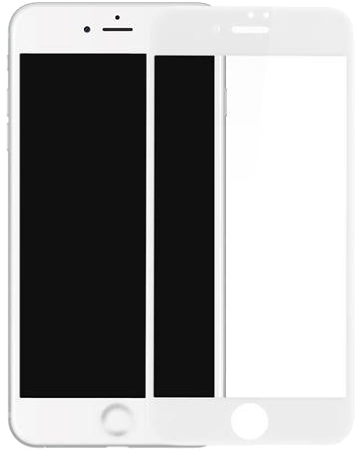 CELLECT iPhoneSE (2020) full cover üvegfólia, fehér (LCD-IPHSE20-FCGLASSW)