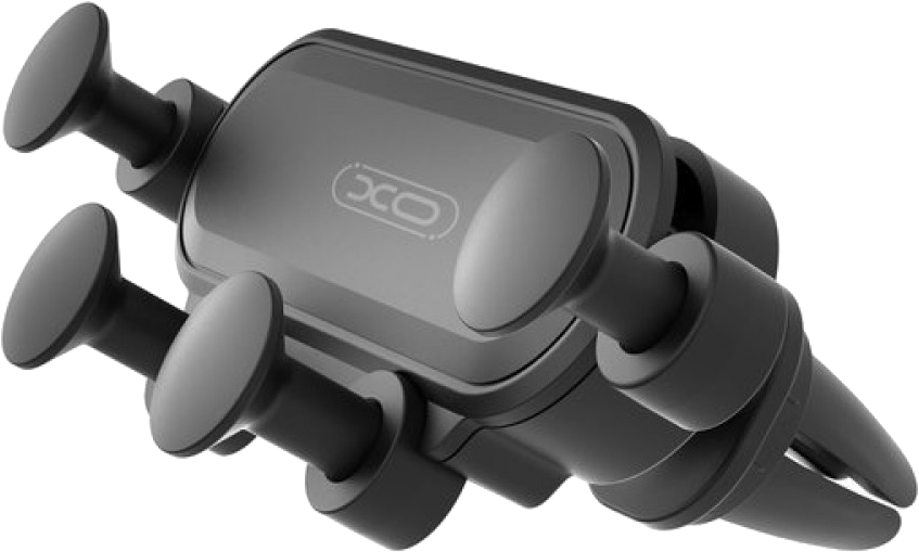 XO Szellőzőrácsra rögzíthető telefontartó C41, fekete (XOP-CARHOLDER-C41-BK)