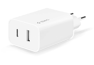 TTEC 2SCS25B Smart Charger Duo USB-C+USB-A 2.4A Seyahat Şarj Cihazı Beyaz_0