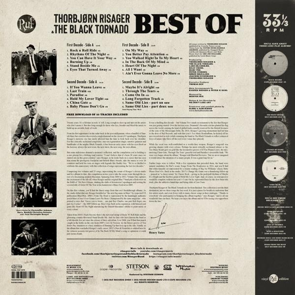 Thorbjrn & The Black Tornado Risager - Best Of (180g Black 2LP)  - (Vinyl)