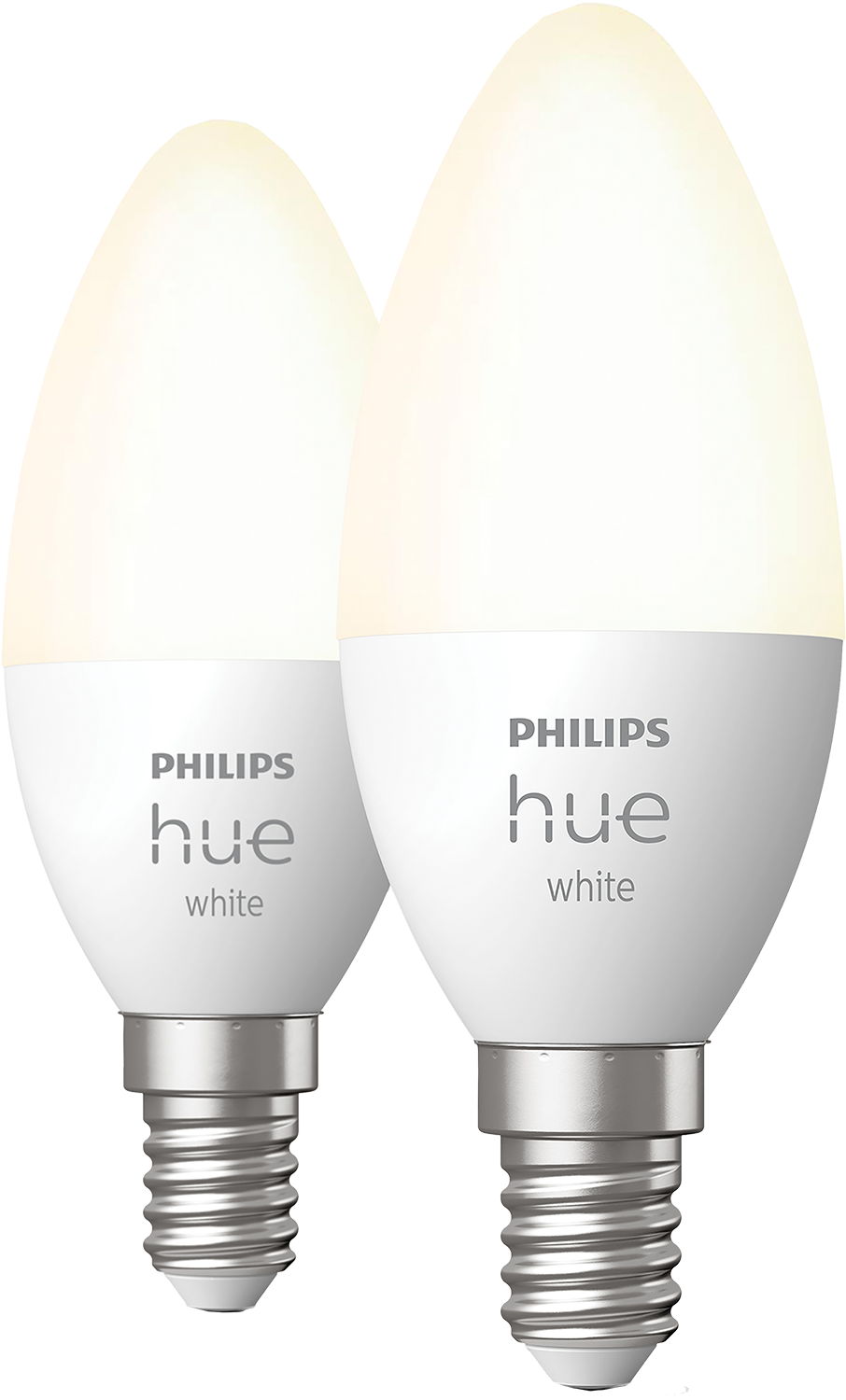 Philips Hue Kaarslamp White E14 Duo pack