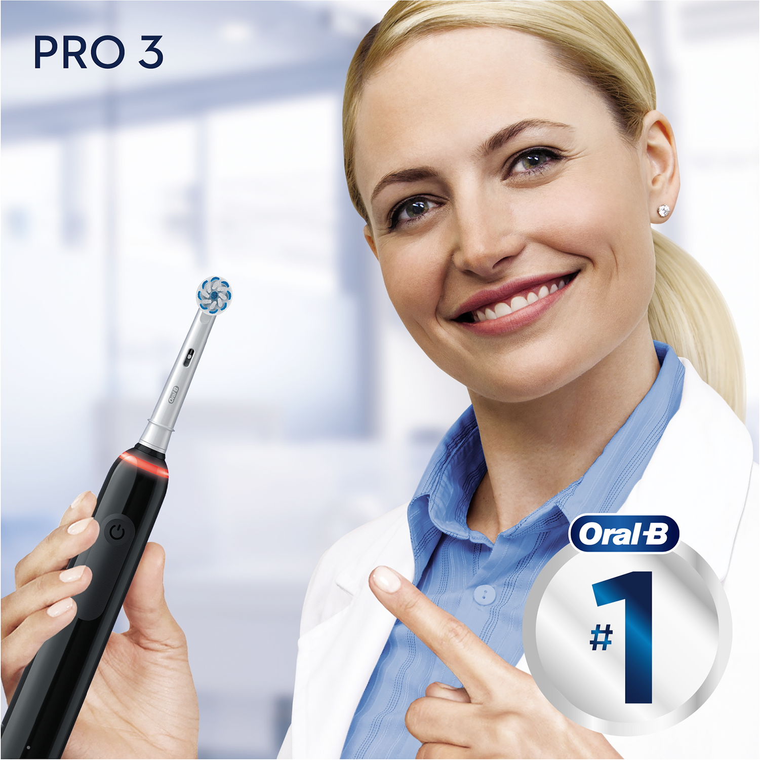 ORAL-B Pro 3 3000 Zwart