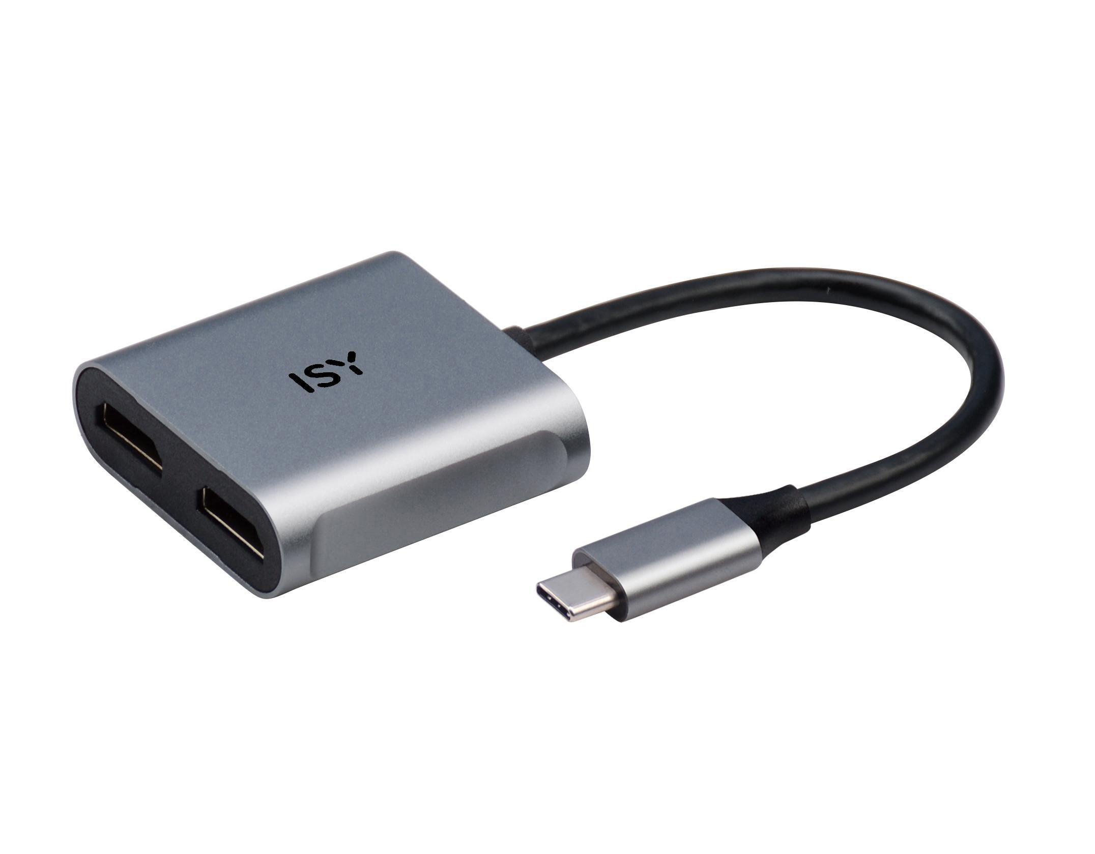 ISY IAD-1020 USB Adapter, Silber