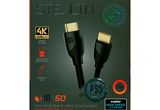 STEALTH HD-50-2 - HDMI Câble (Noir/Bleu)