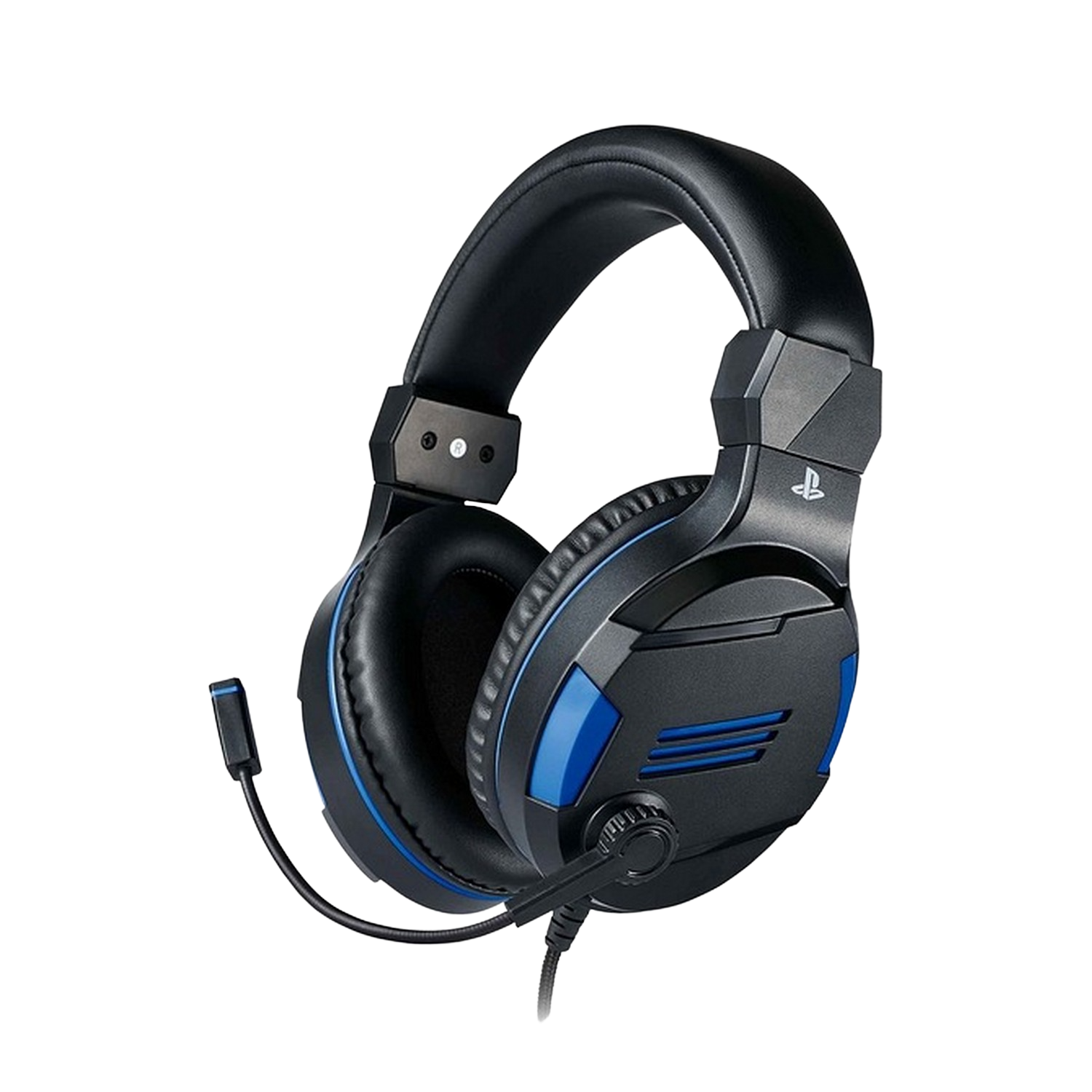 Auriculares gaming - BigBen Stereo Headset V3, De diadema, Para PS4/ PC, Micrófono, Negro