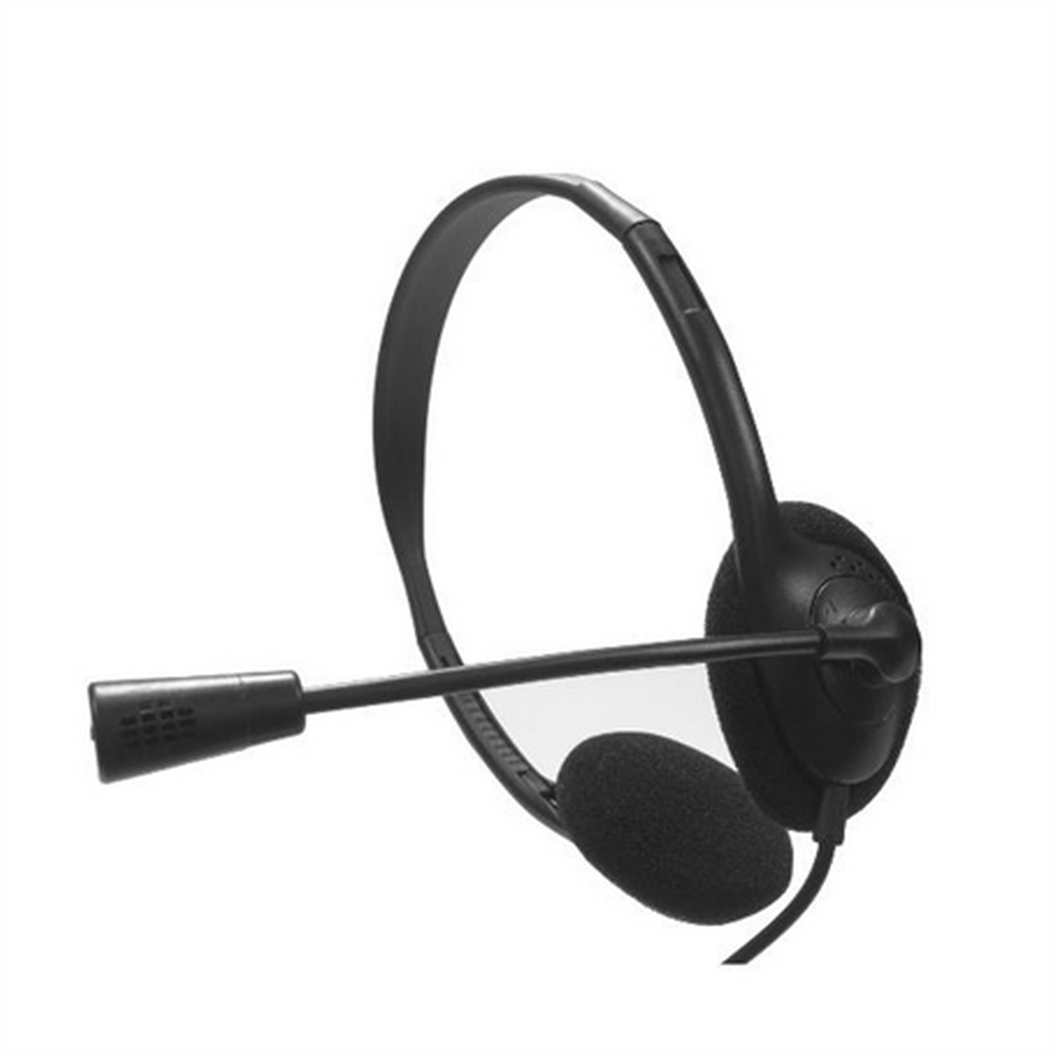 Auriculares con diadema - Nilox NXAU0000002, Micrófono, 20-20000Hz, 101dB, VoIP, LED, 1.8 m, USB, Negro