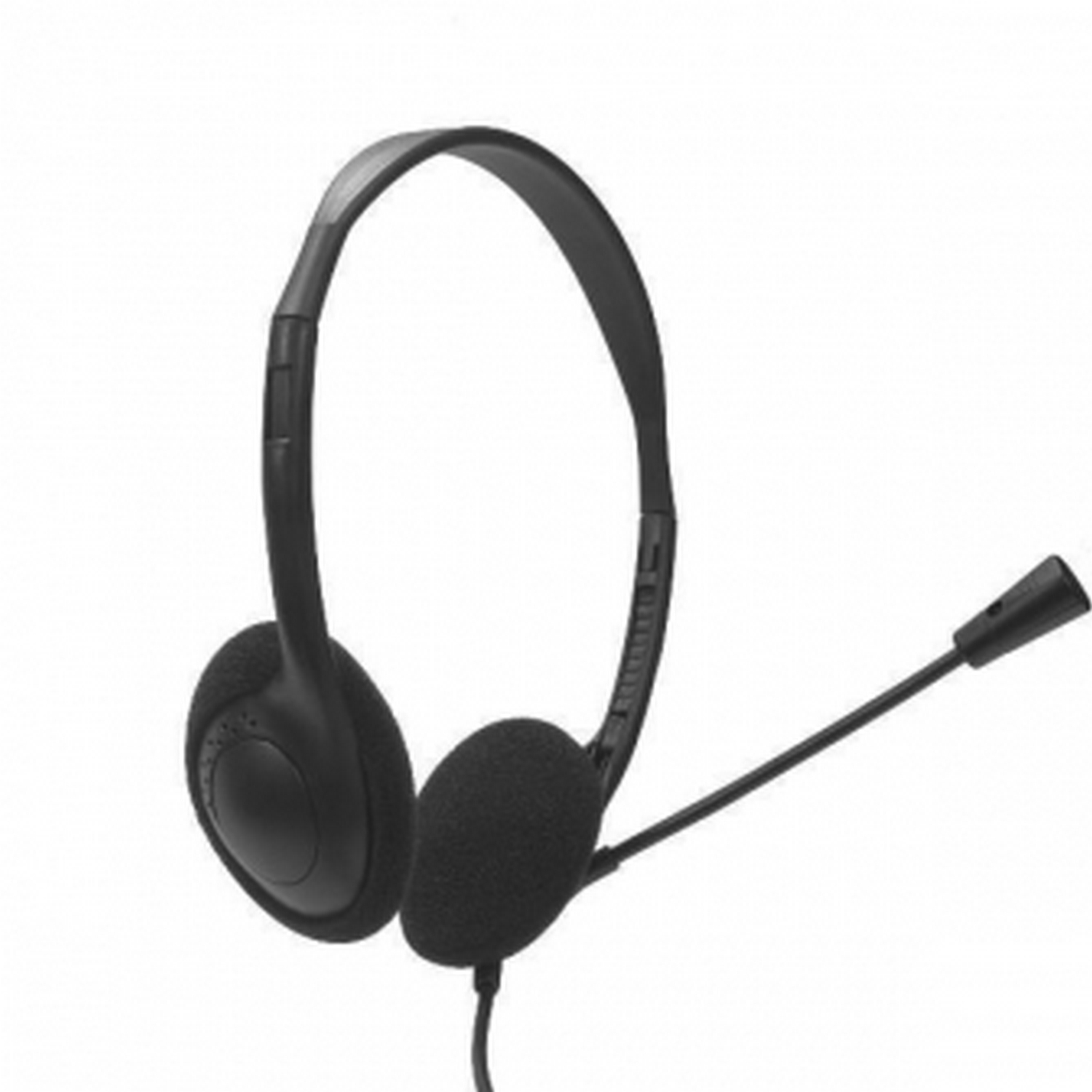Auriculares con diadema - Nilox NXAU0000002, Micrófono, 20-20000Hz, 101dB, VoIP, LED, 1.8 m, USB, Negro