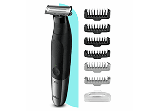 Afeitadora corporal - Braun XT5200, Barbero y Recortadora para Barba, Tecnología de lámina 4D, Peine SkinGuard, Cabezal  40°, Negro