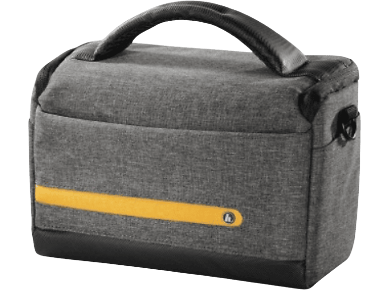 Mochila - Hama Terra 135, Pliéster reciclado, Dos compartimentos laterales, Bandolera extraíble, Gris