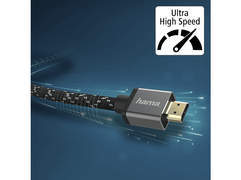 HAMA 8K Ultra High Speed HDMI Kabel, 1 m