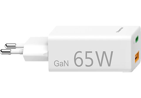 HAMA GaN PD USB-C Netzteil Universal, 5  20 Volt 65 Watt, Weiß  Notebook-Netzteile - MediaMarkt