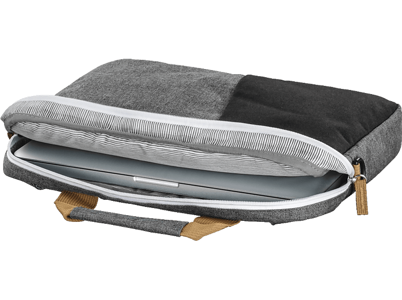 Thumbnail - HAMA Florenz 13.3 Zoll Notebook-Umhängetasche für Universal Polyester, Schwarz/Grau