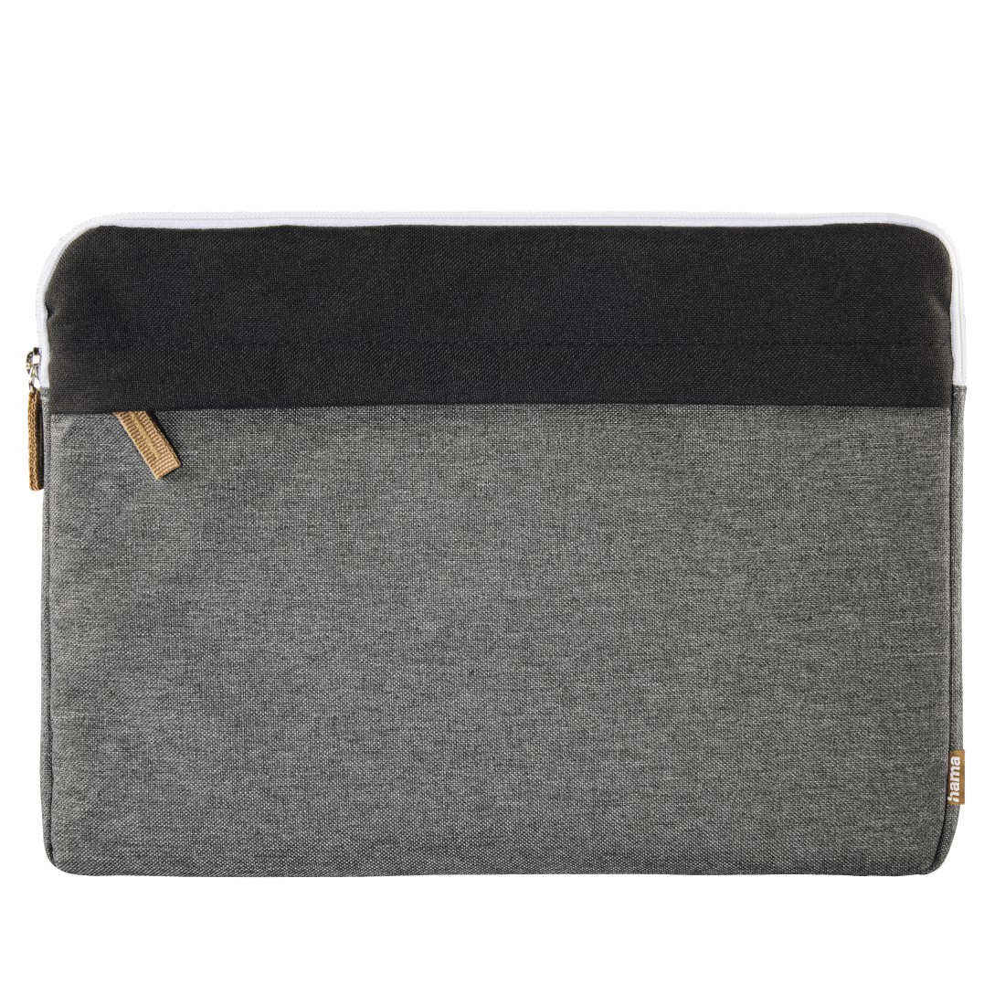 HAMA Florenz 13.3 Zoll Notebooktasche Sleeve Schwarz/Grau Polyester, für Universal