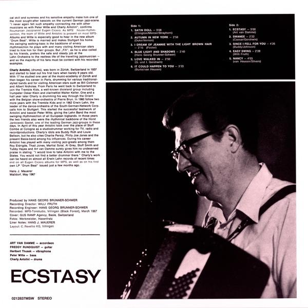 Van Damme Art - Ecstasy  - (Vinyl)