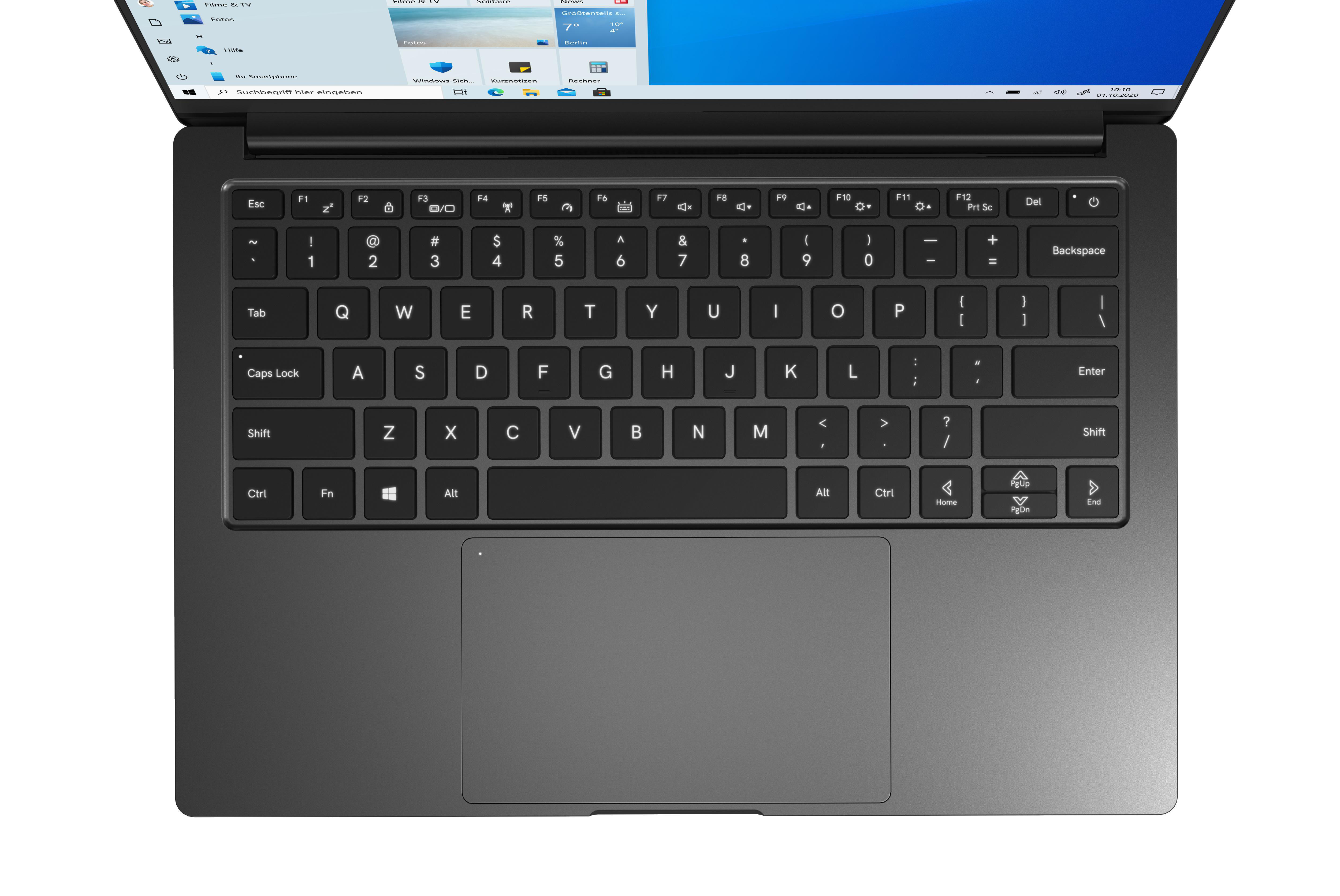 PEAQ Evolution PNB V140V-7T600D - 14 Zoll - Intel® Core™ i7 i7-1165G7 (Evo) - 16 GB - 1,024 GB - Intel® Iris® Xᵉ - Windows 10 Home (32 bit)