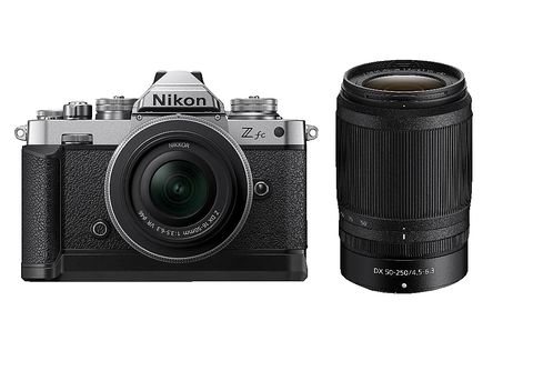 Systemkamera NIKON Z fc Kit Systemkamera mit Objektiv 16-50mm, 50-250 mm,  7,5 cm Display Touchscreen, WLAN | MediaMarkt