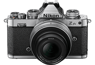 NIKON Z fc Kit Systemkamera  mit Objektiv 16-50 mm , 7,5 cm Display Touchscreen, WLAN