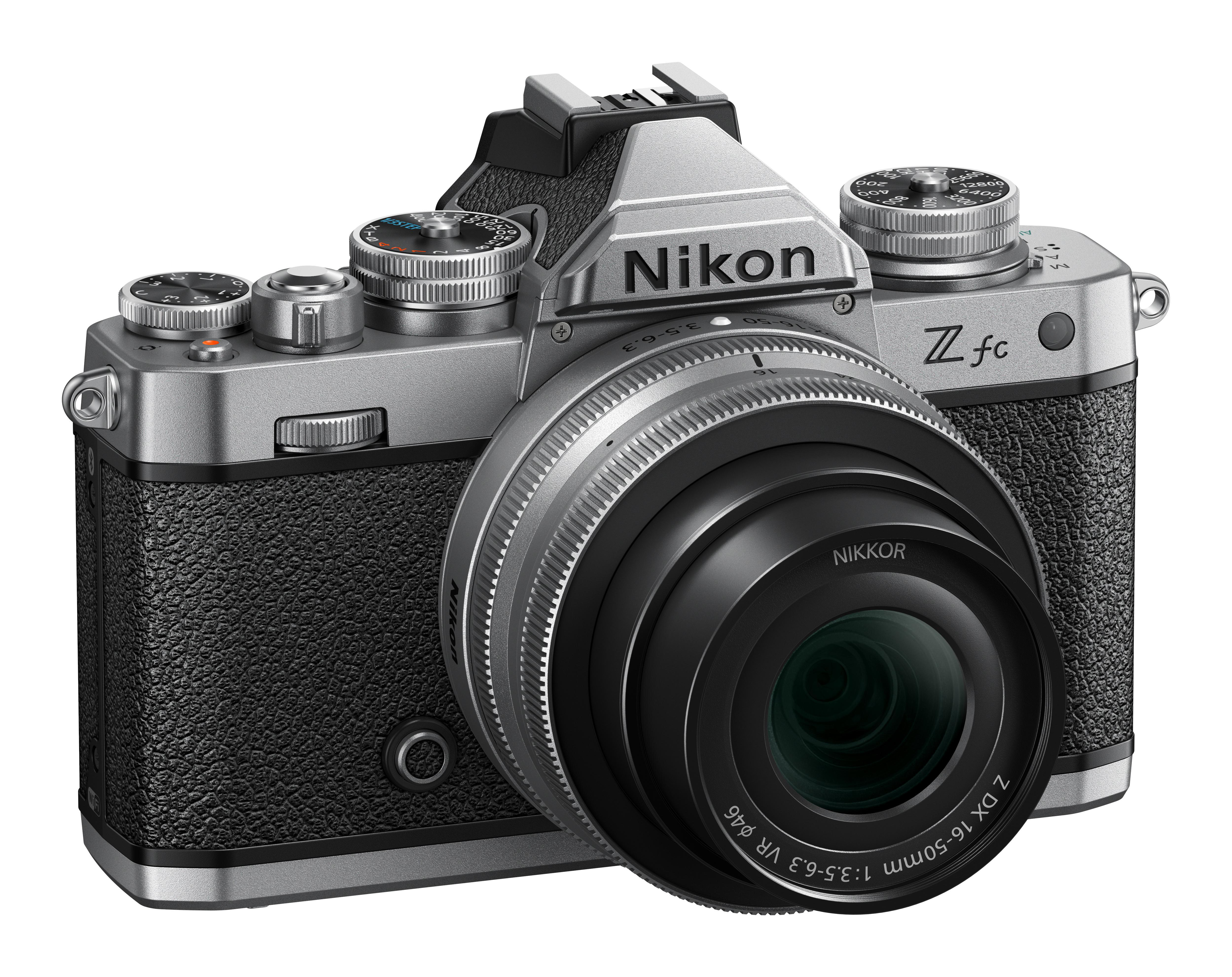 NIKON Z fc VLogger Kit Systemkamera mit Objektiv 16-50 mm, 7,5 cm Display Touchscreen, WLAN