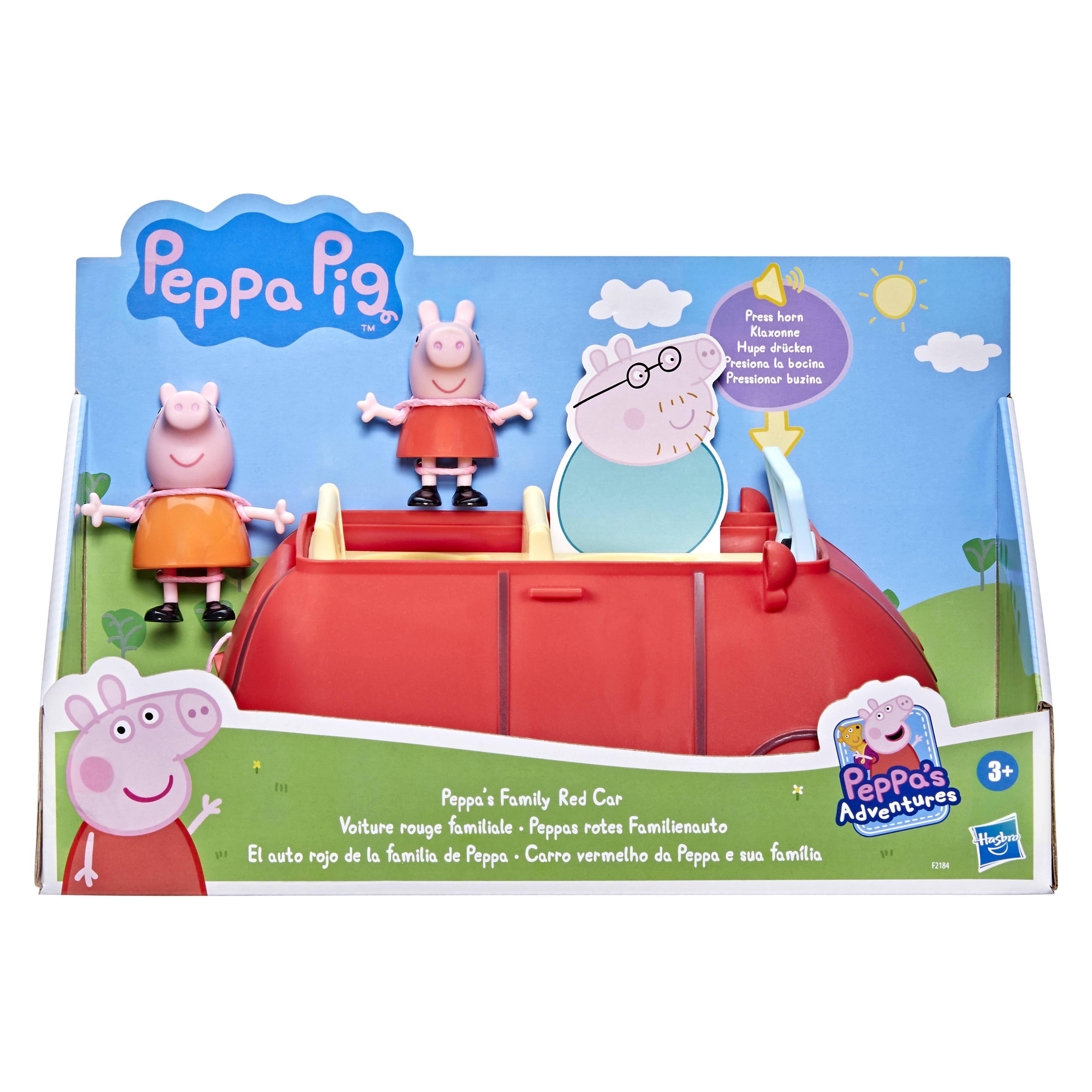 HASBRO Peppa Pig Peppas rotes Familienauto Mehrfarbig Spielset