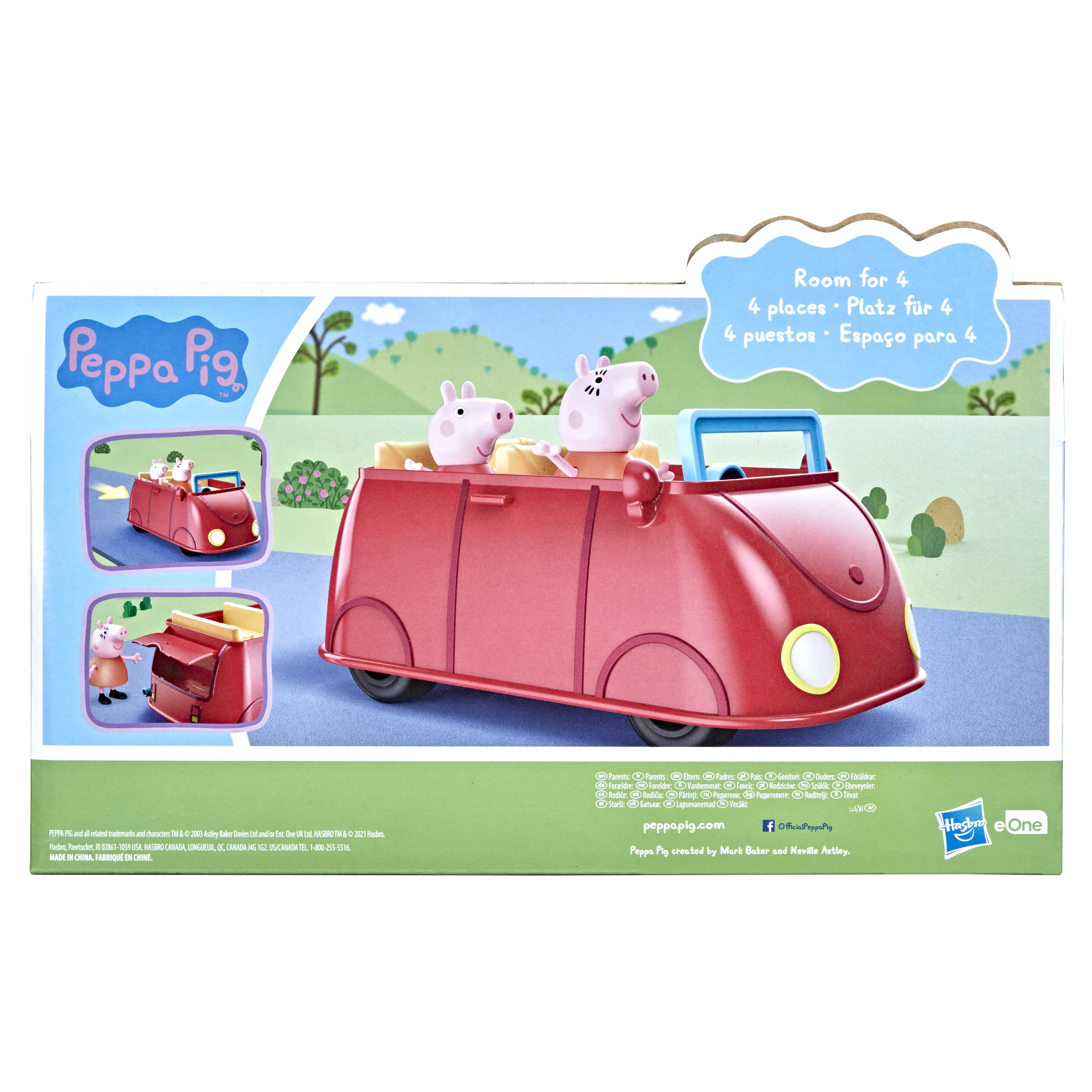 HASBRO Peppa Pig Peppas rotes Spielset Familienauto Mehrfarbig