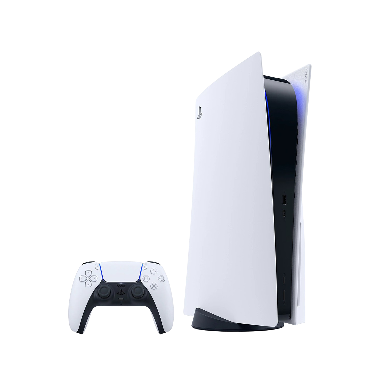 Consola - Sony PS5, 825 GB, 4K, HDR, Blanco y Negro