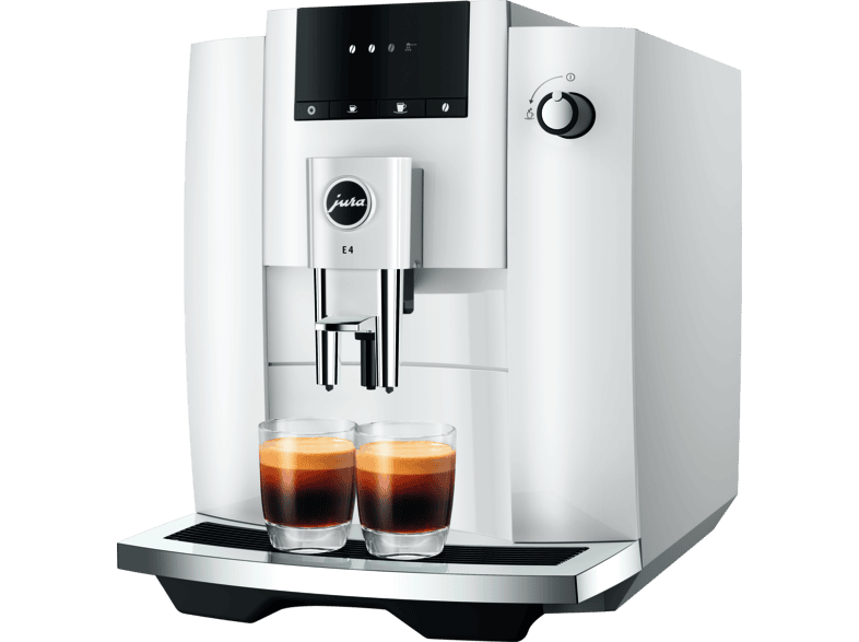Jura 15433 E4 Kaffeevollautomat (Piano White, Professional Aroma Grinder, 15 bar) — Foto 3 von 5