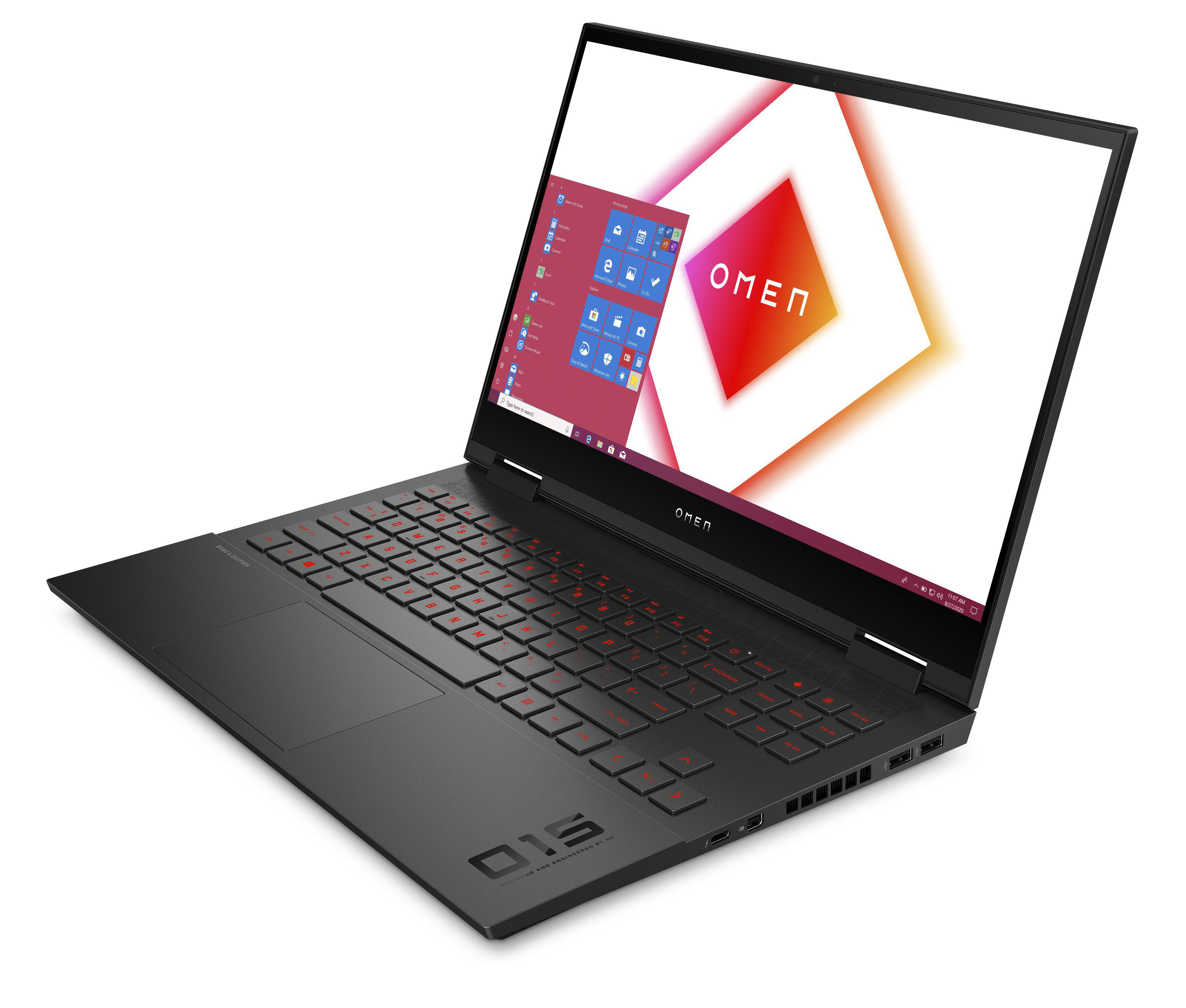 HP OMEN 15-ek0357ng - 15,6 Zoll - Intel® Core™ i5 i5-10300H - 8 GB - 512 GB - NVIDIA GeForce RTX™ 2070 - Windows 10 Home (64 Bit)