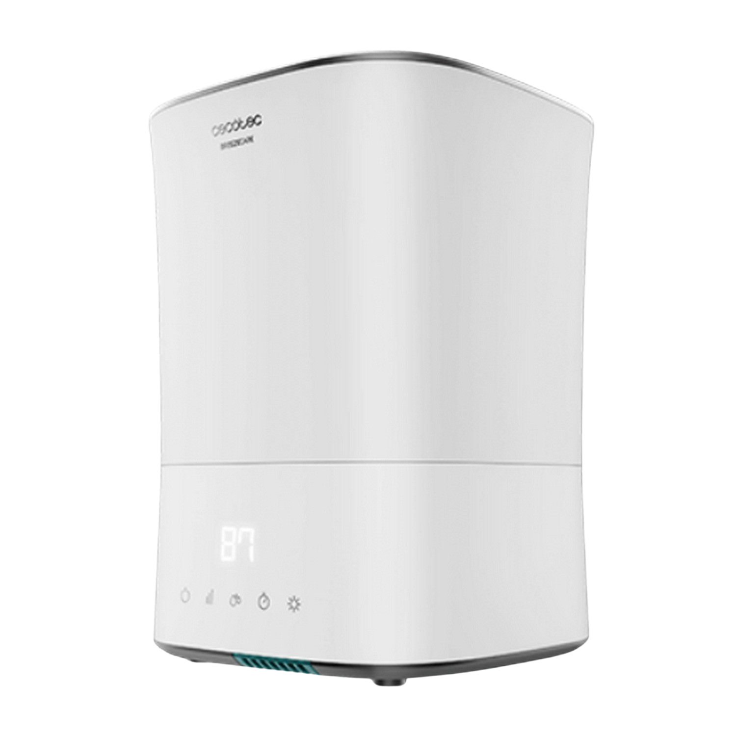 Humidificador - Cecotec BreezeCare 3500 Warm, 30-110 W, 5.5 l, 35 m², 3 Velocidades, Pantalla LED, Blanco