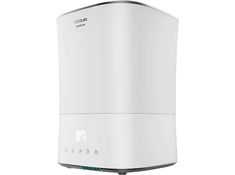 Humidificador - Cecotec BreezeCare 3500 Warm, 30-110 W, 5.5 l, 35 m², 3 Velocidades, Pantalla LED, Blanco
