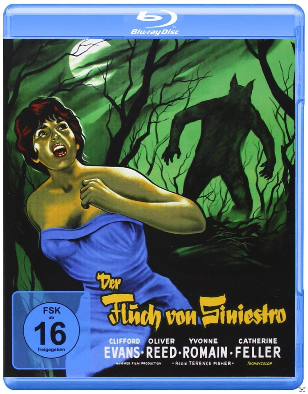 Blu-ray-Filmcover, Frau schreit, Werwolf hinter ihr, Waldboden.