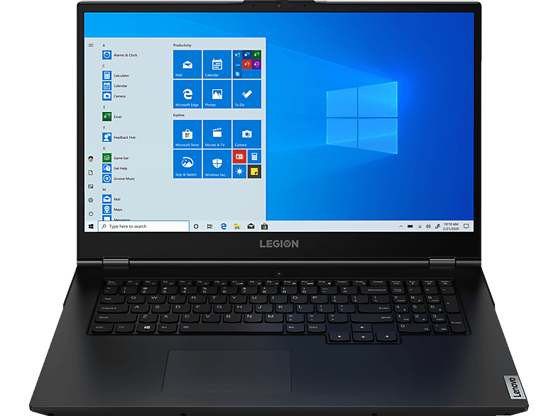 LENOVO Legion 5i, Gaming Home Windows Black 1650 17,3 Ti, Display, SSD, 512 Phantom RAM, GB i5-10300H Bit) (64 10 GB Intel® mit Notebook, Zoll NVIDIA, Prozessor, 16 GeForce® GTX