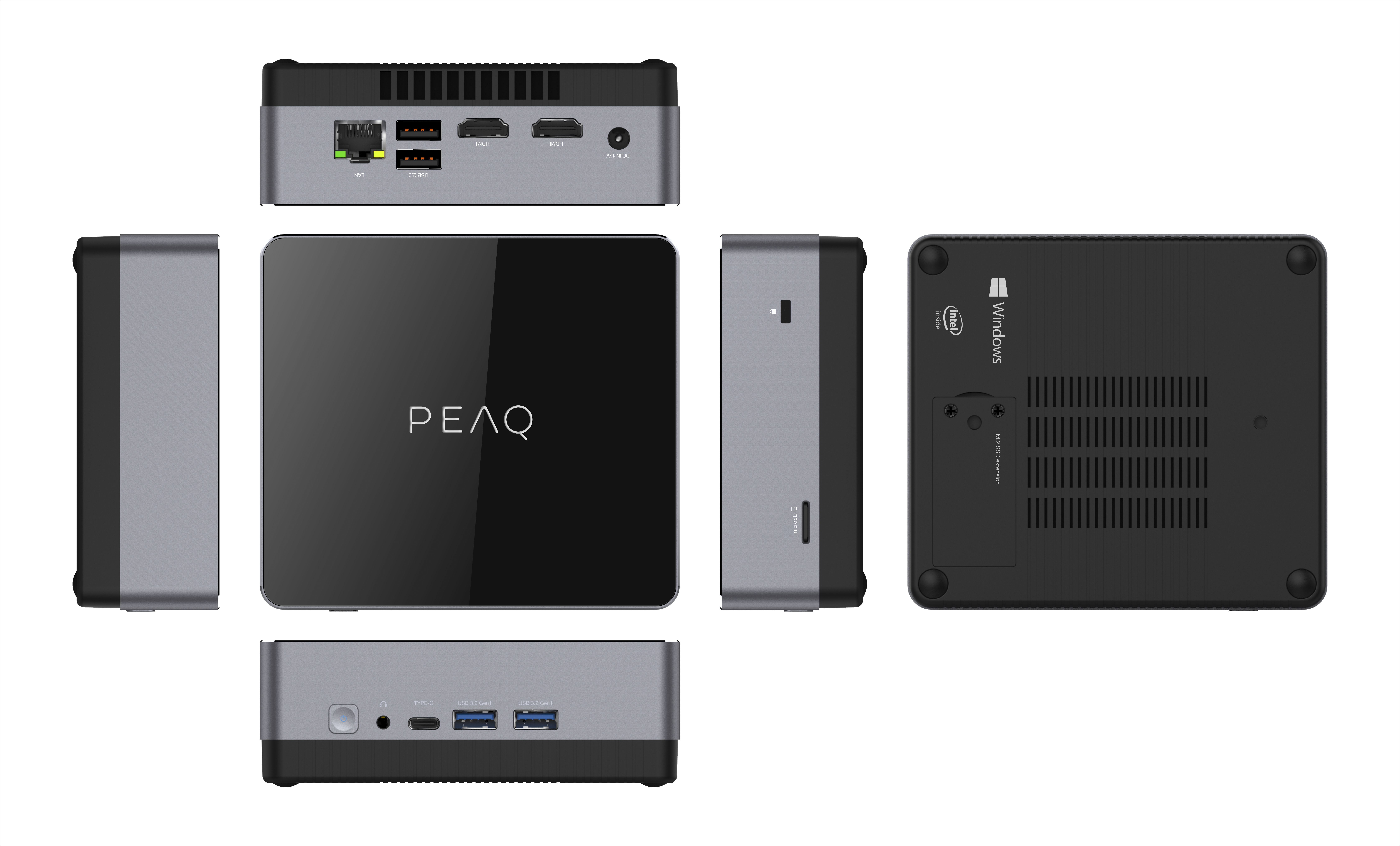 PEAQ PDT M100V-2G428 - Intel® Pentium® N5030 - 4 GB - 128 GB - Intel®
