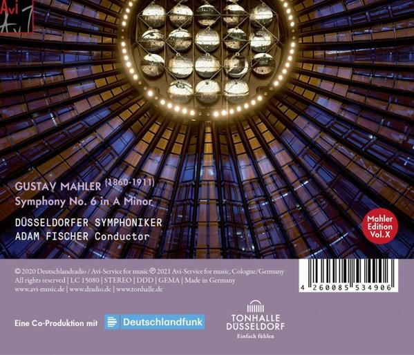 Adam Fischer - Mahler, Symphony no. 6  - (CD)