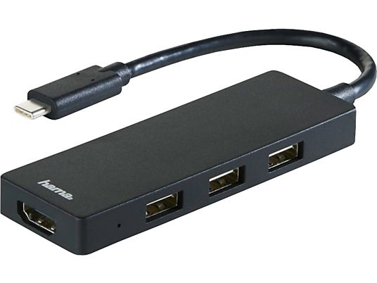 HAMA 00135762 - USB-Hub (Schwarz)