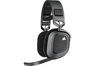 CORSAIR HS80 RGB Wireless - Casque de jeu, Carbone