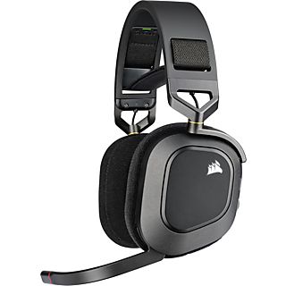 CORSAIR HS80 RGB Wireless - Casque gaming, Carbone