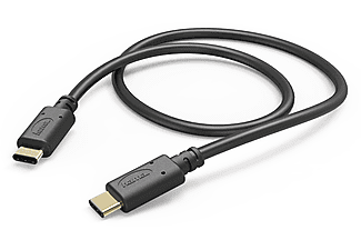 HAMA adatkábel USB 2.0 Type-C/Type-C 1 méter, fekete (183331)