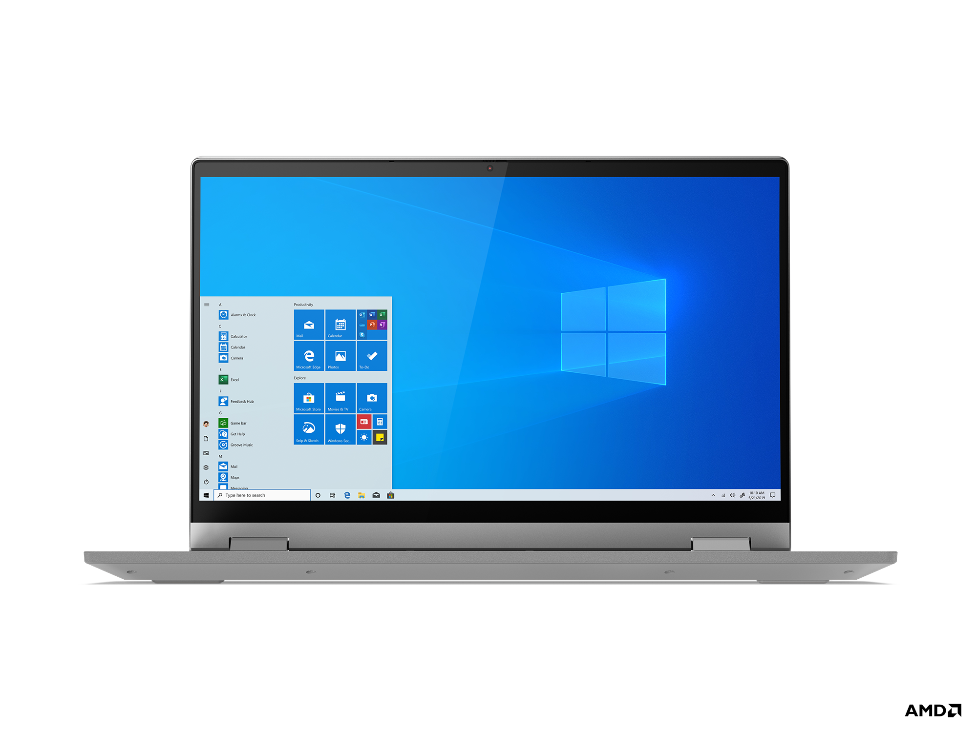 LENOVO 82HU007DTX/ Flex 5/RYZEN 7-5700U/16GB Ram/512GB SSD/14" Full-HD Dokunmatik Ekran/ Win10 Home Laptop Platin Gri