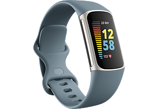 FITBIT Charge 5 - Blå / Platina